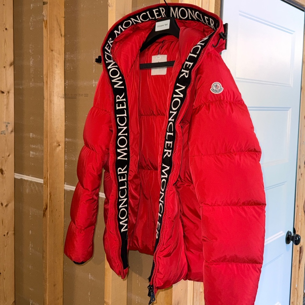Moncler Puffer Jacket Red